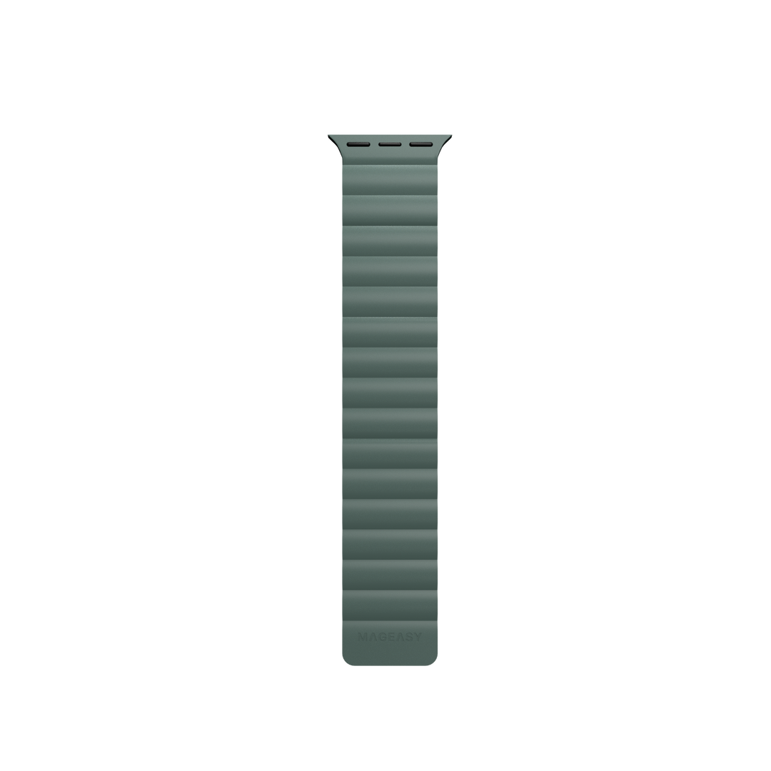 Pulsera Silicone Magnetic Mageasy para Apple Watch 38/40/41mm Verde Pino - SWC313