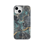 Estuche clasico switcheasy marble  apple iphone 14 color azul