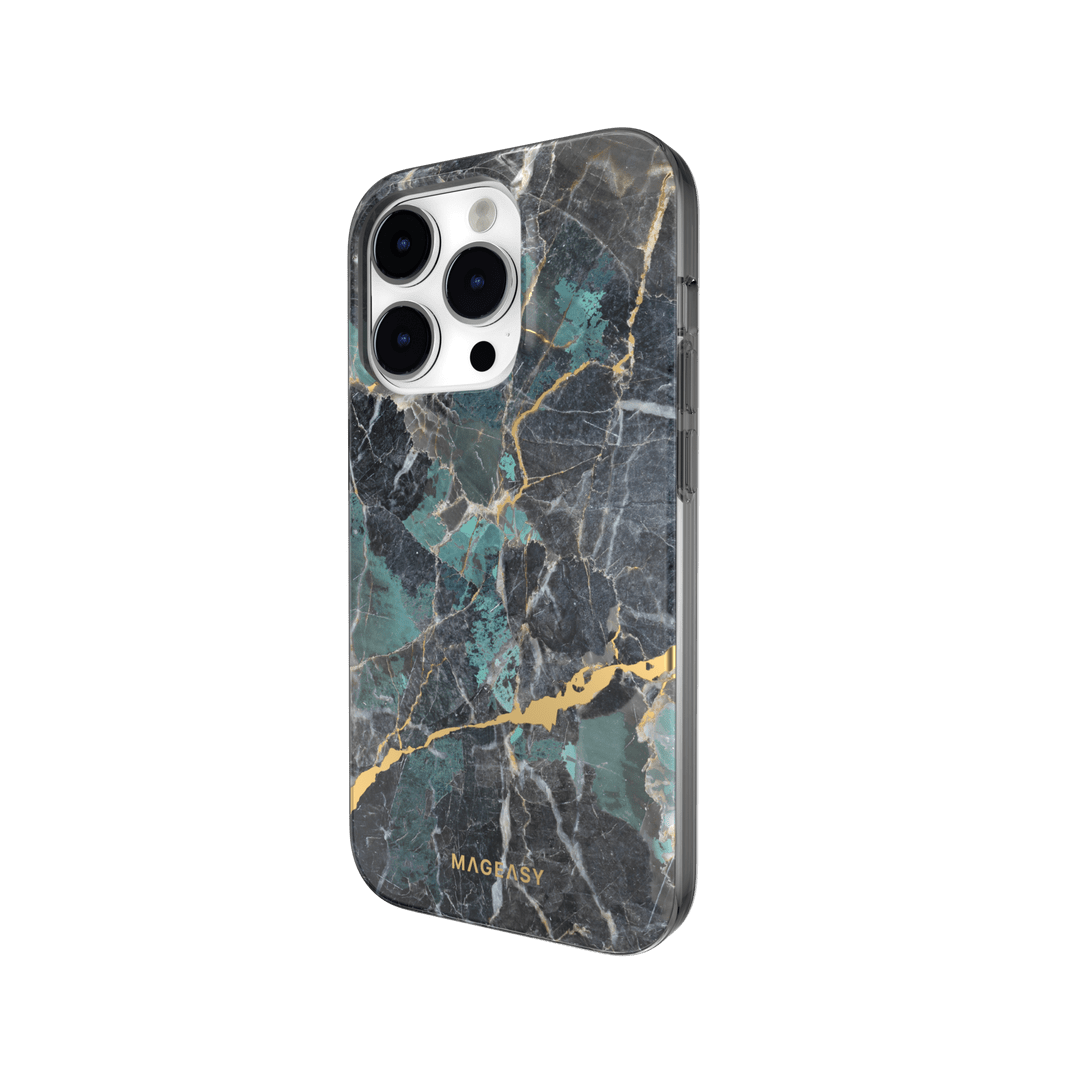 Estuche Clásico SwitchEasy Marble Azul para iPhone 14 Pro - SWC82