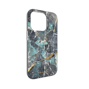 estuche clasico switcheasy marble apple iphone 14 pro color azul