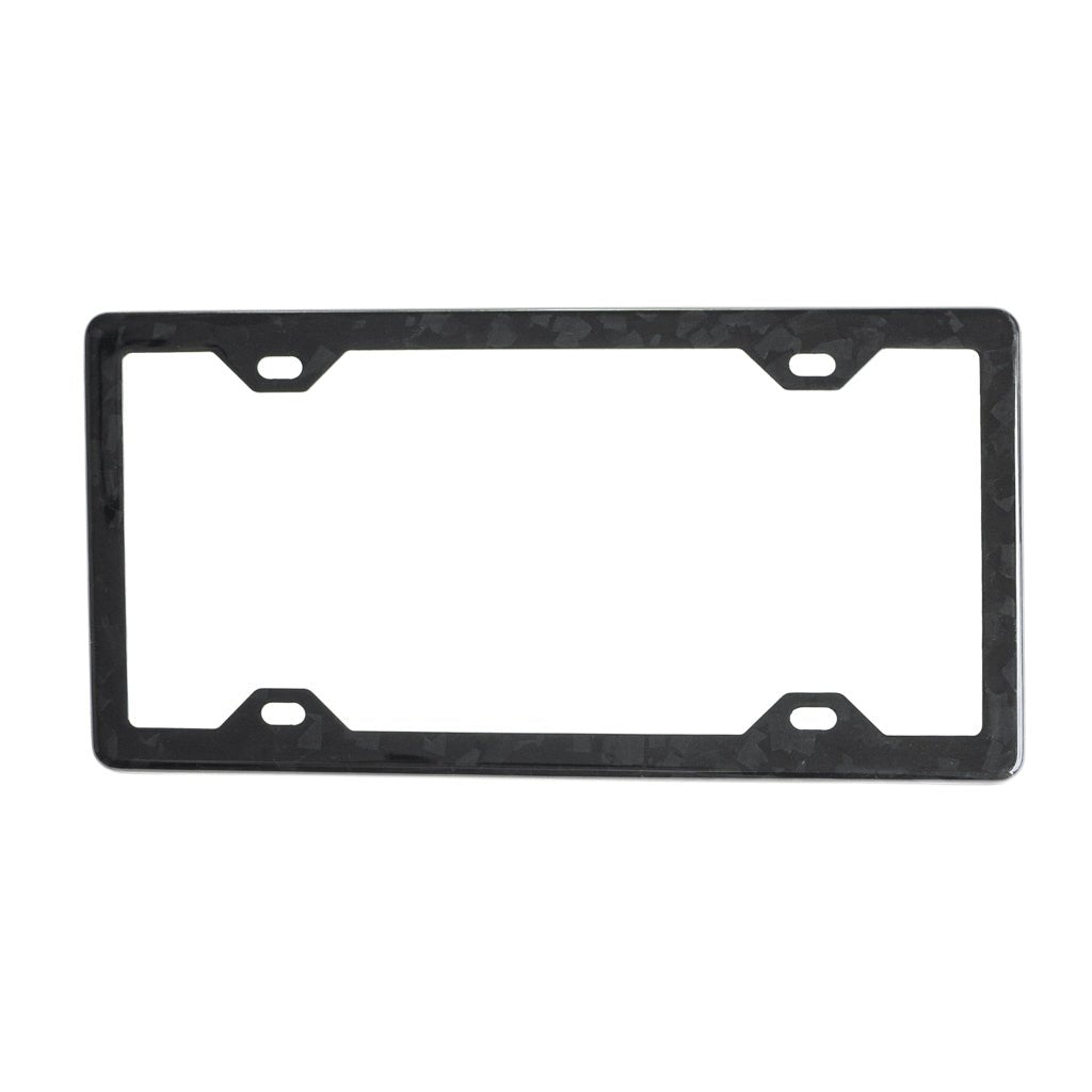 Accesorio el rey otro porta placa trenzado fibra carbon - TOP MOVIL