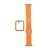 Accesorio el rey pulsera con bumper y protector de pantalla apple watch 38 mm color naranja - TOP MOVIL