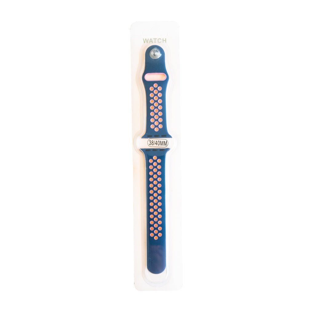 Accesorio El Rey Pulsera Tipo Nike Apple Watch 38 / 40 / 41 Mm Color Turquesa / Rosado - TOP MOVIL (B2C)