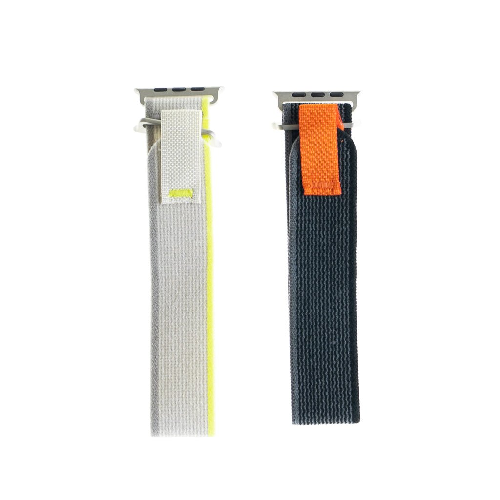 Accesorio el rey pulsera trail loop pack 2 unidades 38 / 40 / 41 mm negro / naranja y gris / verde - TOP MOVIL