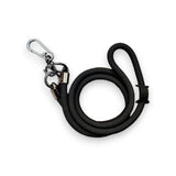 Accesorio el rey strap 1.2 m largo con sujetadora new con colgador de llaves y audifonos color negro - TOP MOVIL