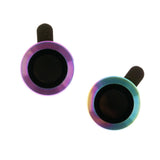 Accesorio el rey vidrio templado camara con borde metal iphone 12 color tornasol - TOP MOVIL