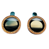 Accesorio el rey vidrio templado camara iphone 15 plus brillos color dorado - TOP MOVIL