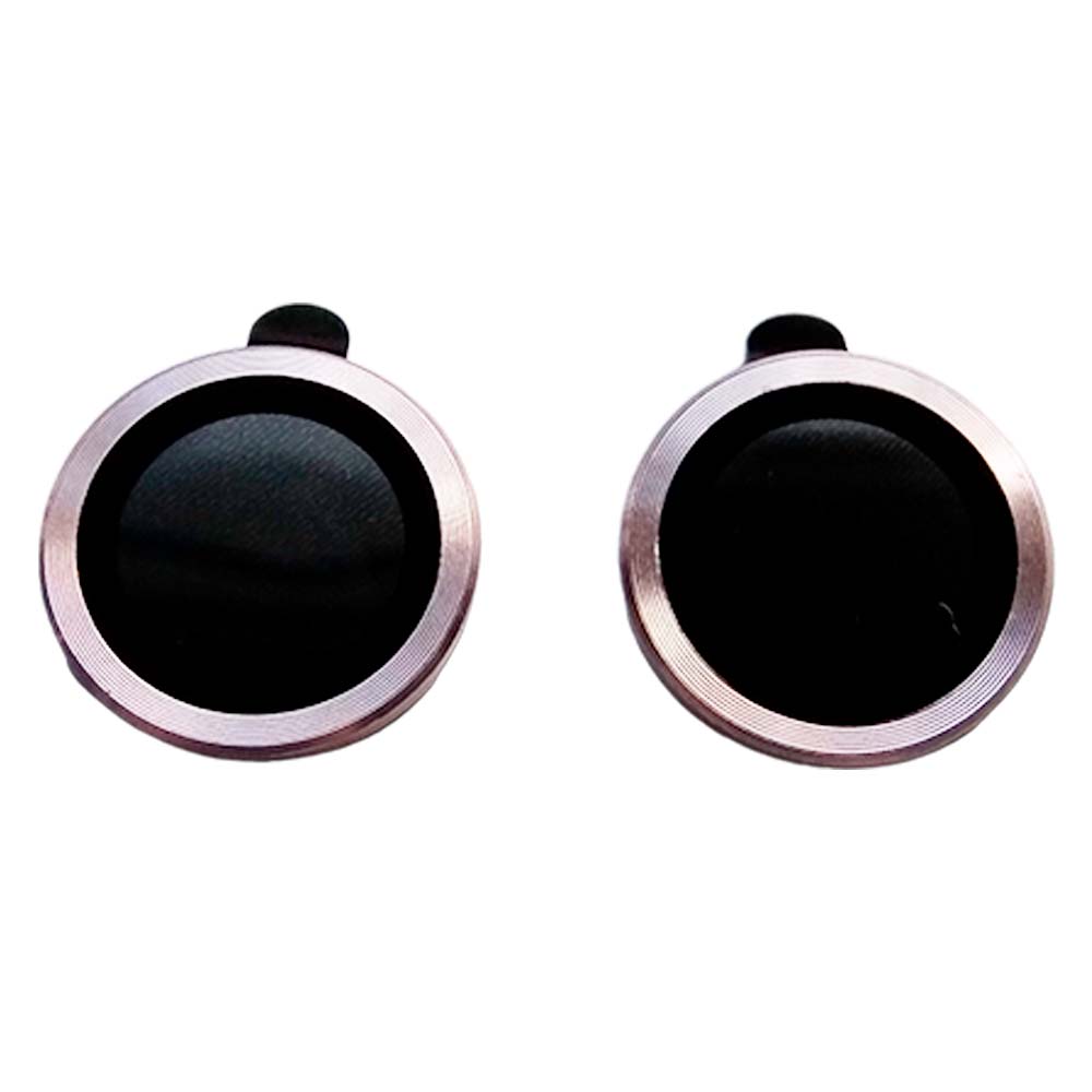 Accesorio el rey vidrio templado camara iphone 15 plus metal color rosado - TOP MOVIL