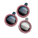 Accesorio el rey vidrio templado camara iphone 15 pro brillos color rosado - TOP MOVIL