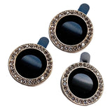 Accesorio el rey vidrio templado camara iphone 15 pro max diamantes color dorado - TOP MOVIL