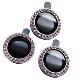 Accesorio el rey vidrio templado camara iphone 15 pro max diamantes color rosado - TOP MOVIL