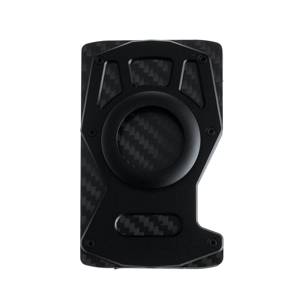 Accesorio el rey wallet clip y airtag 10 a 15 tarjetas fibra carbon - TOP MOVIL