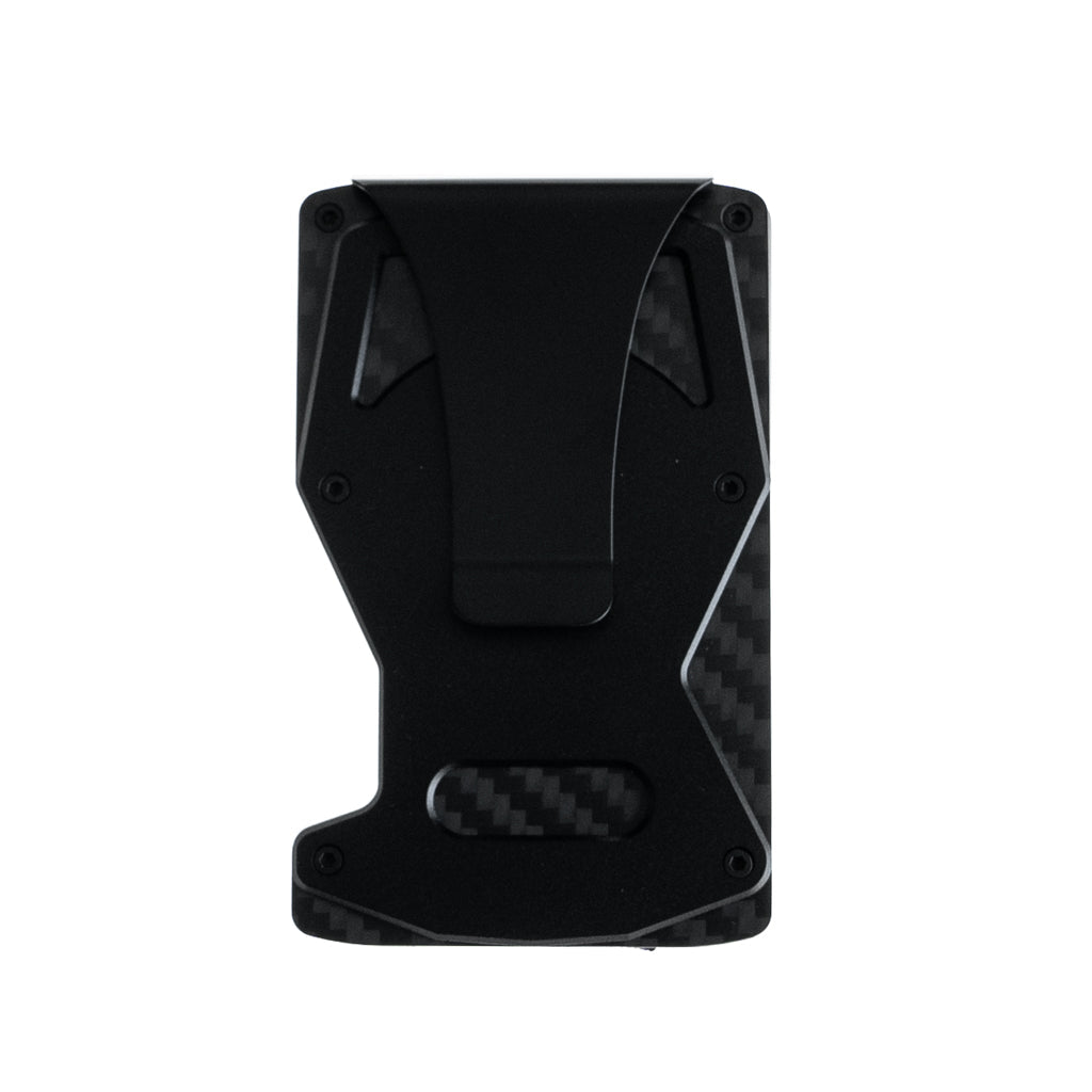 Accesorio el rey wallet clip y airtag 10 a 15 tarjetas fibra carbon - TOP MOVIL