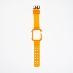 Accesorio generico pulsera con bumper rugged apple watch 42 mm color naranja - TOP MOVIL