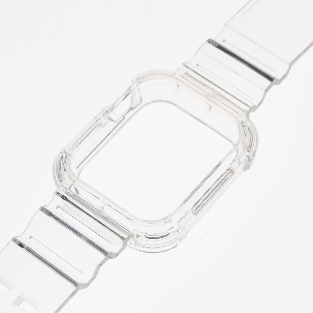 Accesorio generico pulsera con bumper rugged apple watch 42 mm transparente - TOP MOVIL