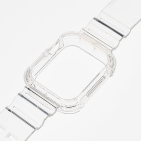 Accesorio generico pulsera con bumper rugged apple watch 42 mm transparente - TOP MOVIL