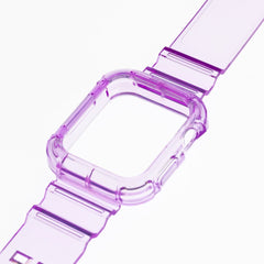 Accesorio generico pulsera con bumper rugged apple watch 44 mm color morado - TOP MOVIL