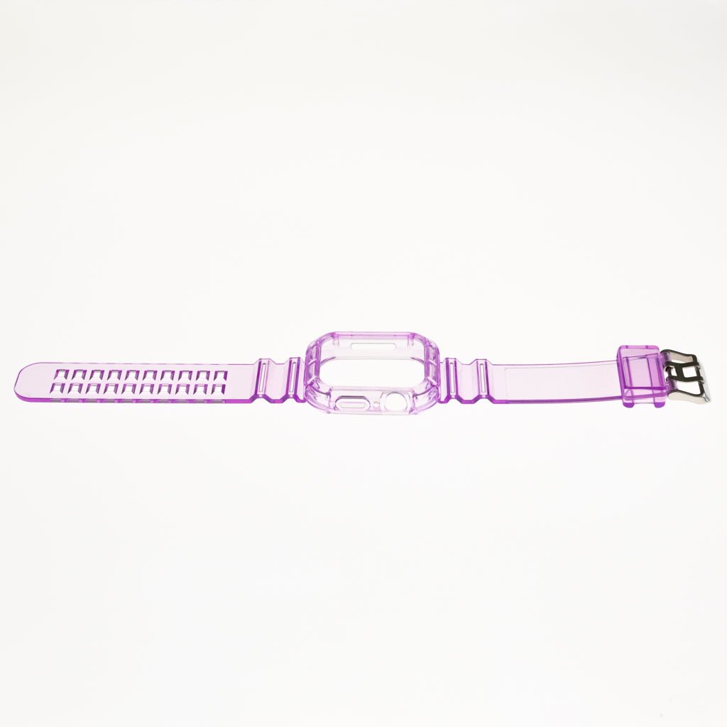 Accesorio Generico Pulsera Con Bumper Rugged Apple Watch 45 Mm Color Morado - TOP MOVIL (B2C)