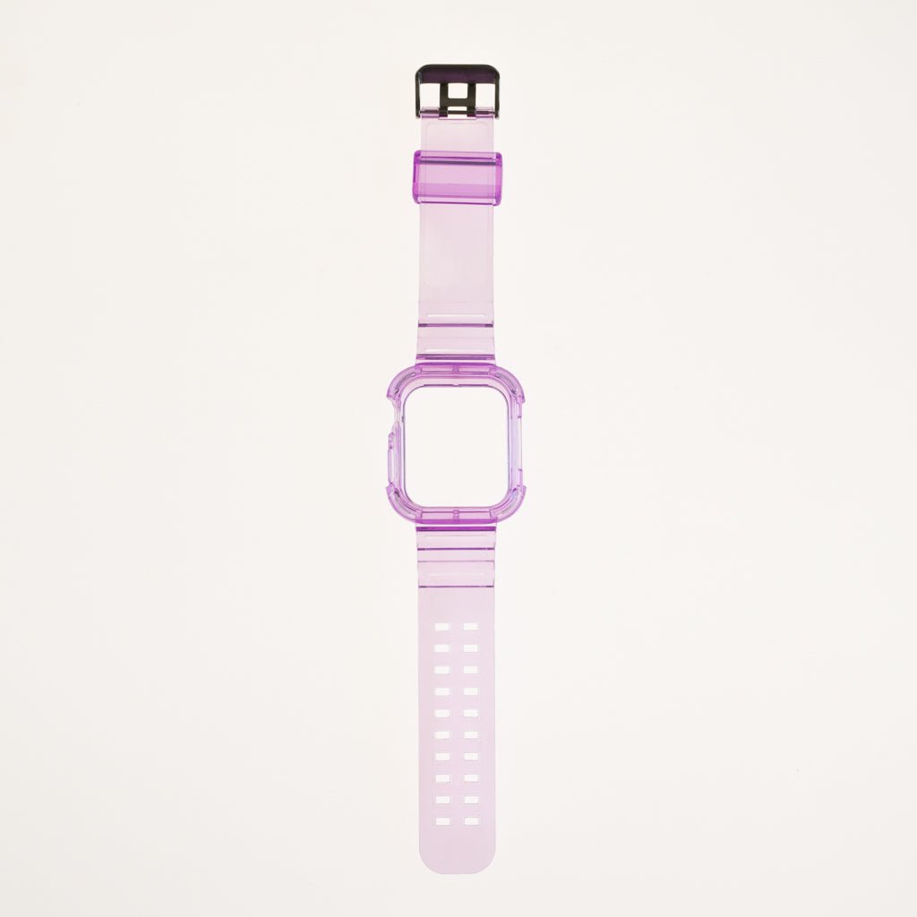 Accesorio Generico Pulsera Con Bumper Rugged Apple Watch 45 Mm Color Morado - TOP MOVIL (B2C)