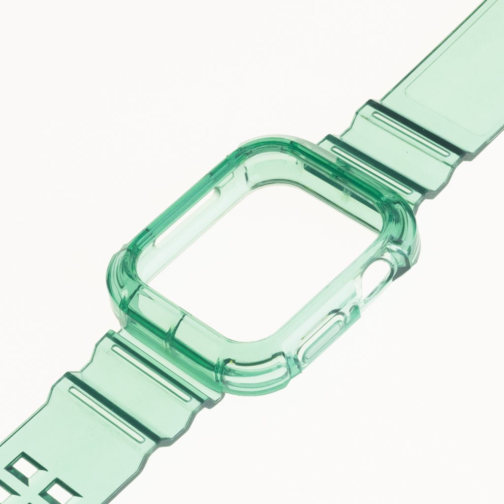 Accesorio Generico Pulsera Con Bumper Rugged Apple Watch 45 Mm Color Verde - TOP MOVIL (B2C)