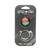 Accesorio grip clip flor neon con holder - TOP MOVIL