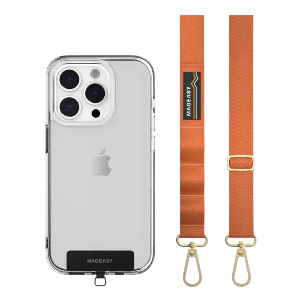 Accesorio mageasy strap 20 mm para cualquier celular color naranja - TOP MOVIL