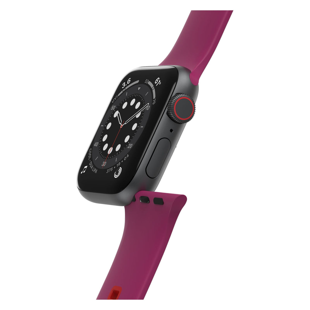 Accesorio Otterbox Pulsera Silicon All Day Band Apple Watch 38 / 40 / 41 Mm Color Fucsia / Rojo - TOP MOVIL