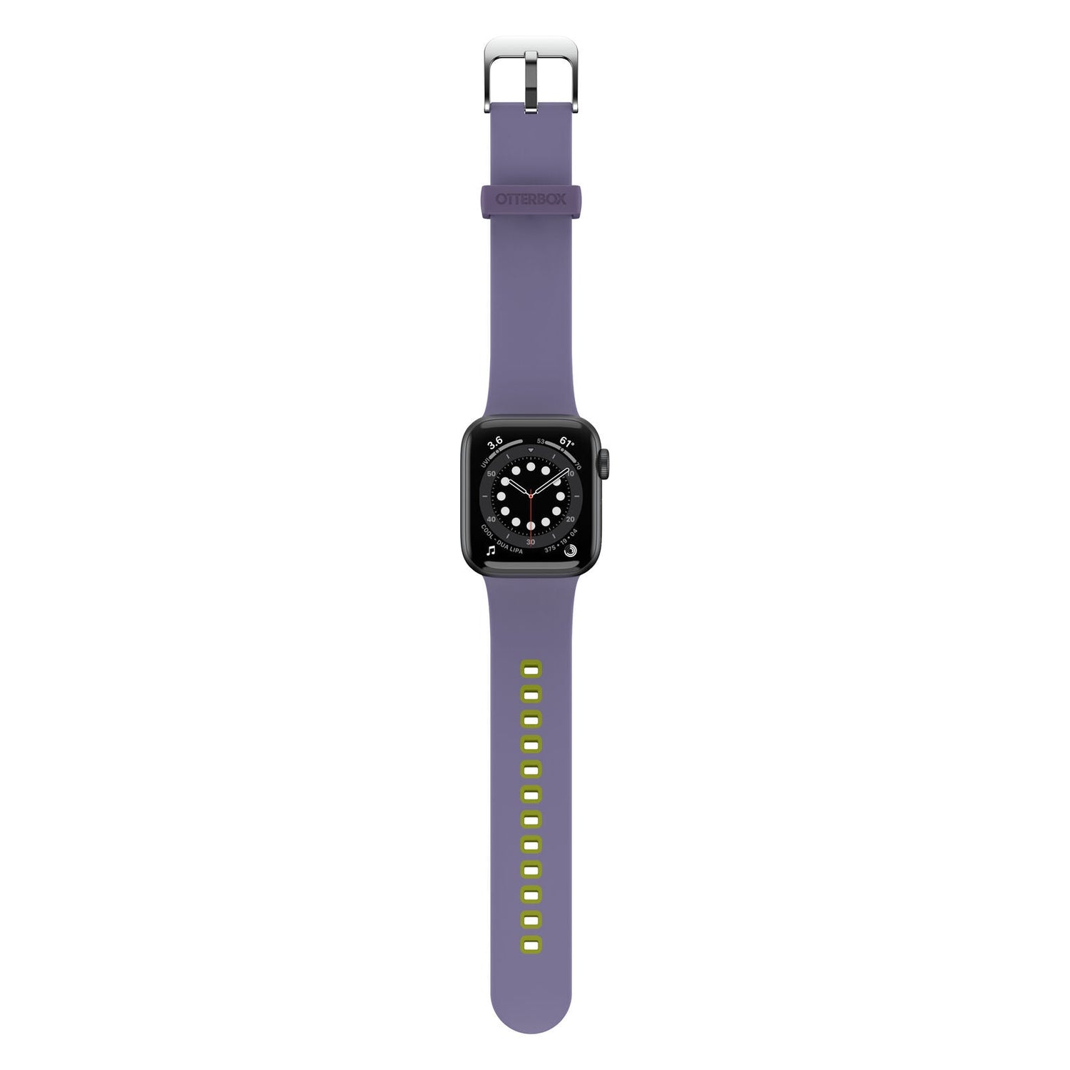 Accesorio otterbox pulsera silicon all day band apple watch 38 / 40 / 41 mm color lila / verde limon - TOP MOVIL