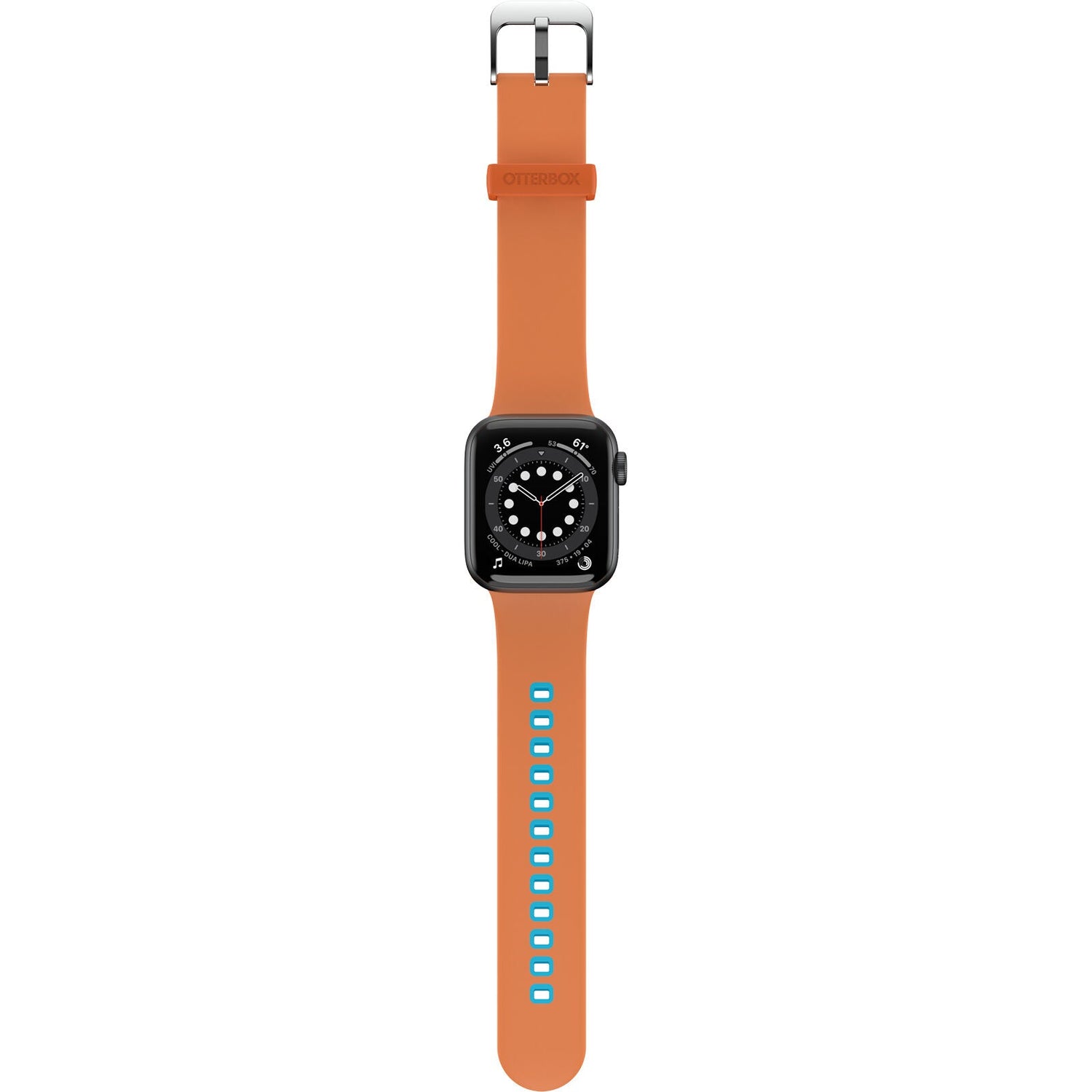Accesorio otterbox pulsera silicon all day band apple watch 38 / 40 / 41 mm color naranja / turquesa - TOP MOVIL