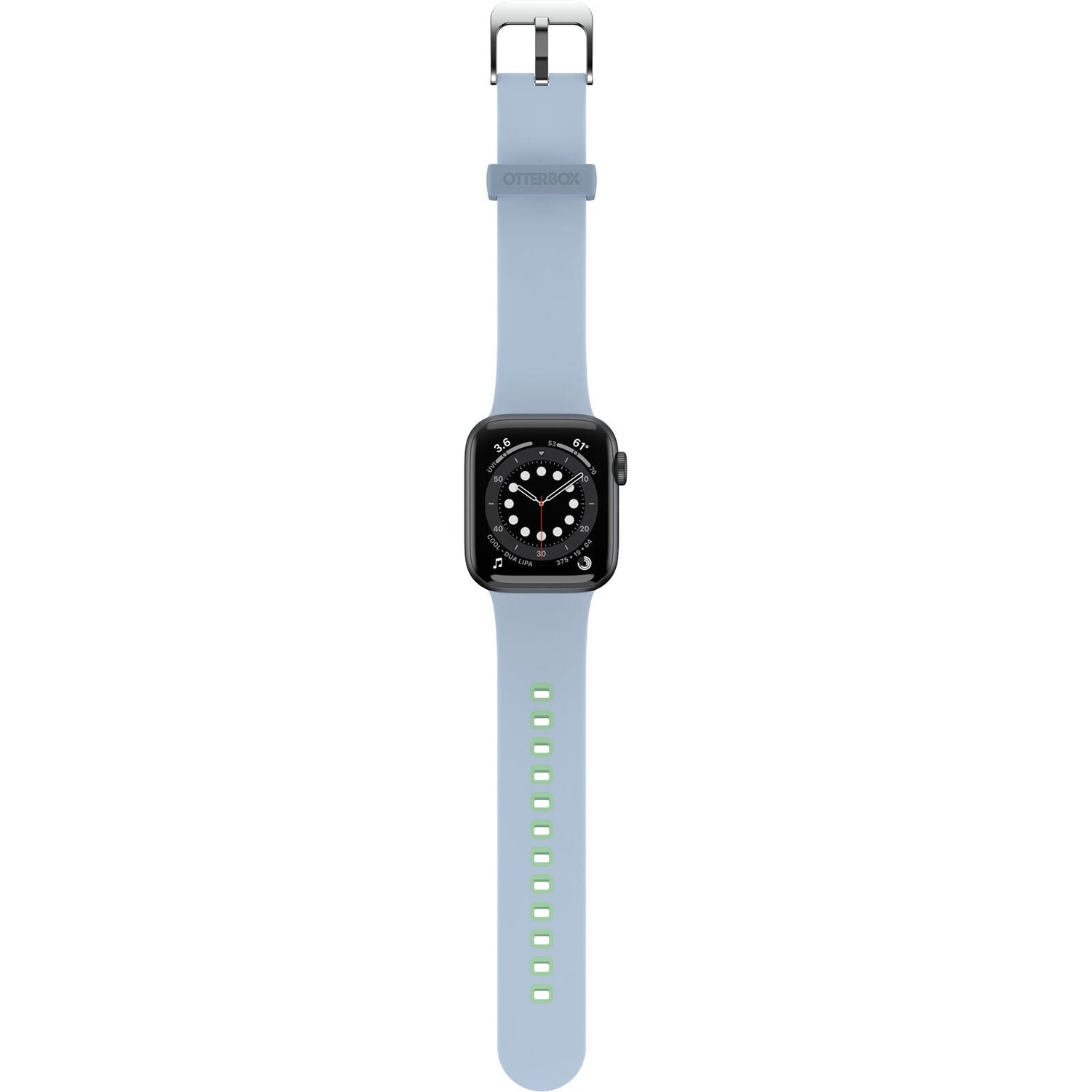 Accesorio otterbox pulsera silicon all day band apple watch 42 / 44 / 45 mm color celeste / verde claro - TOP MOVIL