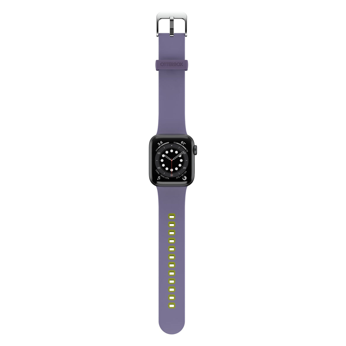 Accesorio otterbox pulsera silicon all day band apple watch 42 / 44 / 45 mm color lila / verde limon - TOP MOVIL (B2C)