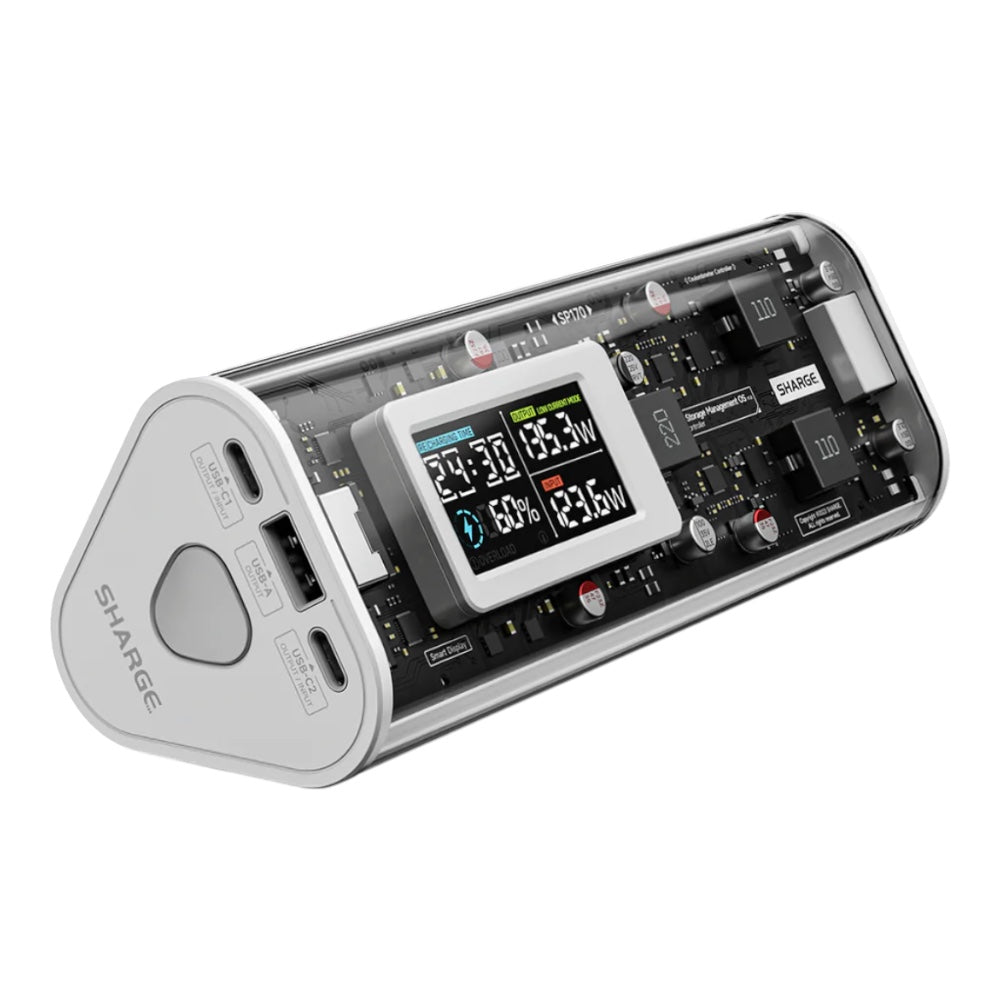 Accesorio sharge bateria shargeek 170 capacidad 24,000 mha color blanco - TOP MOVIL