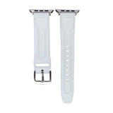 Accesorio spigen pulsera apple watch 49mm silicon compatible con 42/44/45 mm color blanco - TOP MOVIL