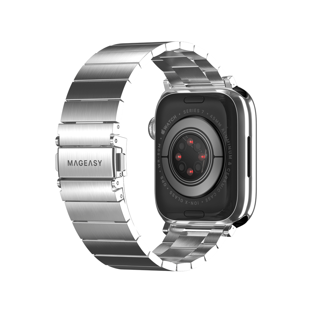 Accesorio switcheasy pulsera maestro stainless steel apple watch 38 / 40 / 41 mm plateado - TOP MOVIL