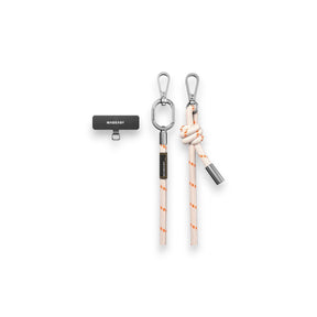 Accesorio switcheasy strap 8.3 mm para cualquier celular ( beige/orange ) color beige - TOP MOVIL (B2C)