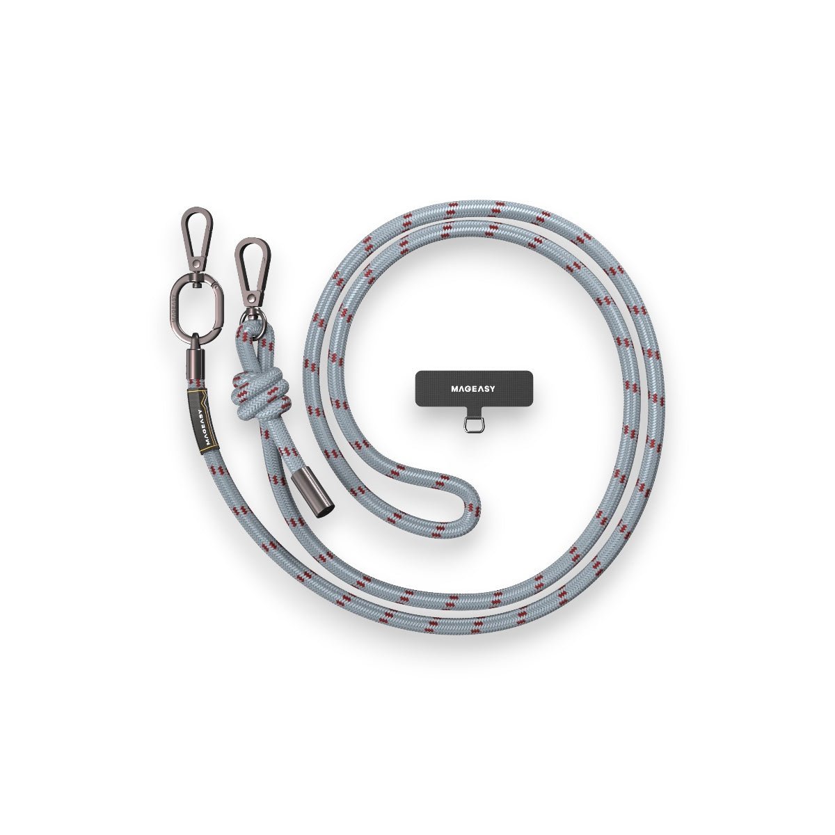 Accesorio switcheasy strap 8.3 mm para cualquier celular ( misty blue/red ) color azul - TOP MOVIL