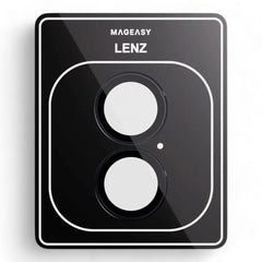 Accesorio switcheasy vidrio templado camara iphone 16 lenz sapphire lens protector for 2024 iphone 2 lenses / 2 lenses large color negro - TOP MOVIL