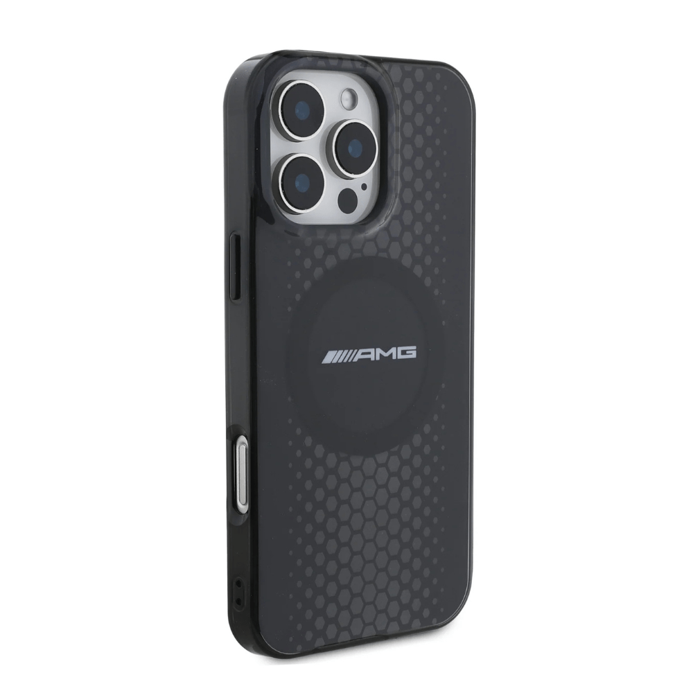 Amg hc magsafe double layer transparent graphics black iphone 16 pro - TOP MOVIL