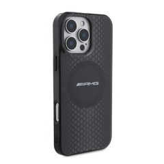 Amg hc magsafe double layer transparent graphics black iphone 16 pro - TOP MOVIL