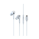 Audifonos devia lightning smart series stereo earphone con cable (em032) color blanco - TOP MOVIL