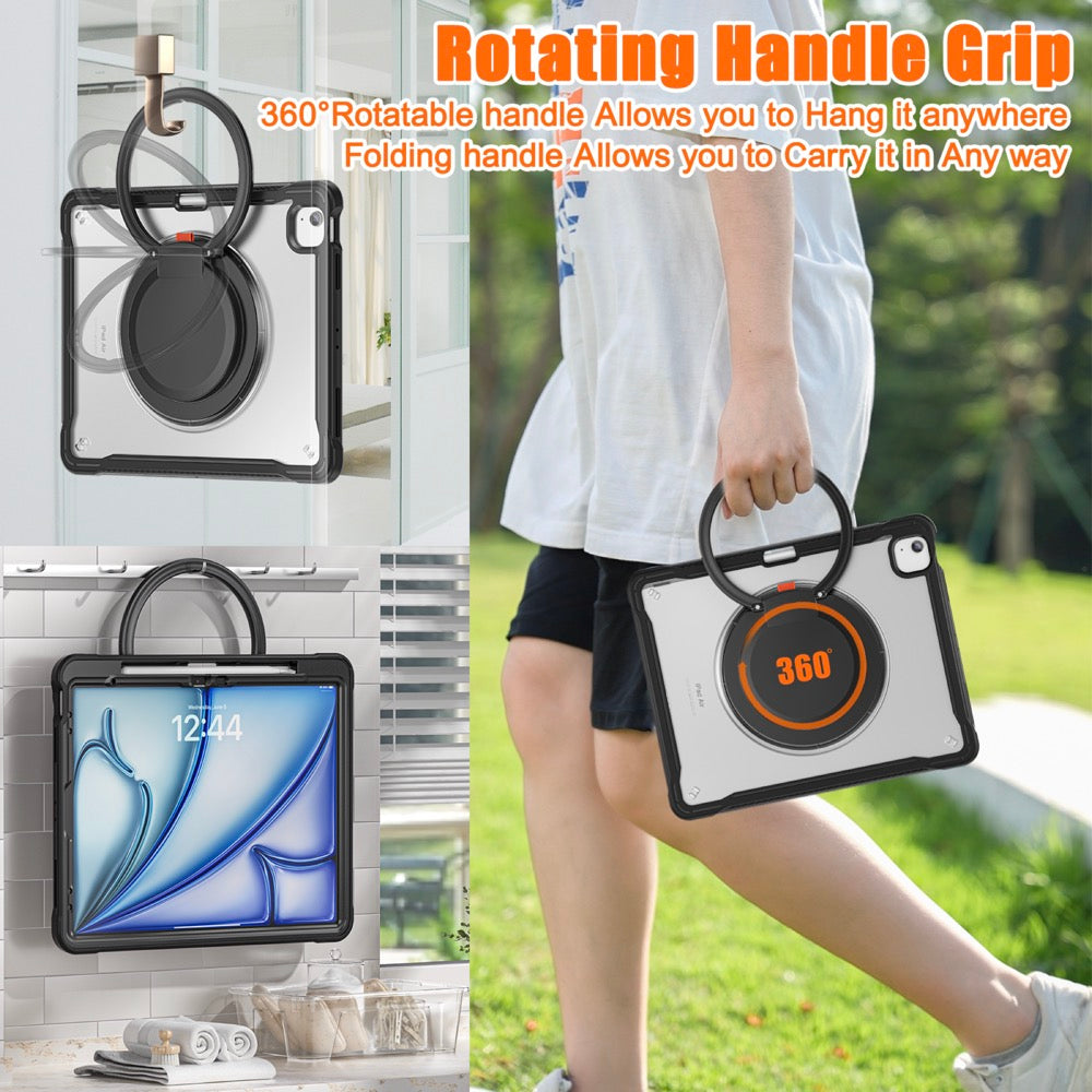 Estuche popeye b series modelo ipad air 13 2024 color transparente sin strap