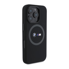 BMW hc m magsafe silicone printed ring black iphone 16 pro - TOP MOVIL