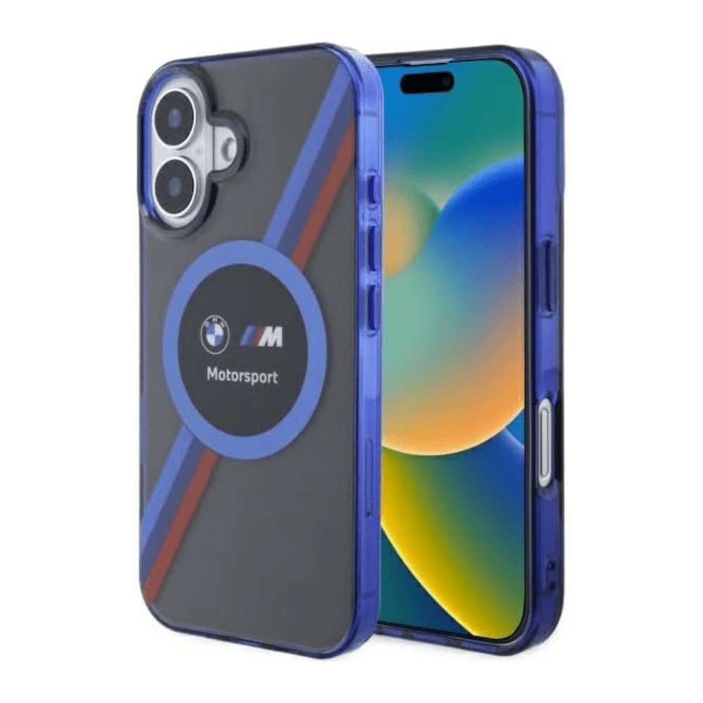 BMW hc motorsport magsafe iml circle black iphone 16 - TOP MOVIL