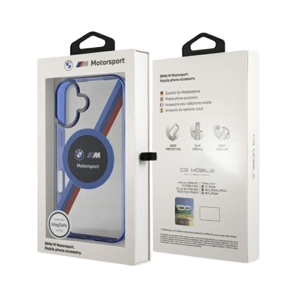 BMW hc motorsport magsafe iml circle black iphone 16 - TOP MOVIL