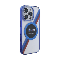 BMW hc motorsport magsafe iml circle transparent iphone 16 pro - TOP MOVIL