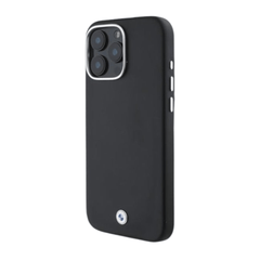 BMW hc sign magsafe pu full wrapped metal black iphone 16 pro max - TOP MOVIL