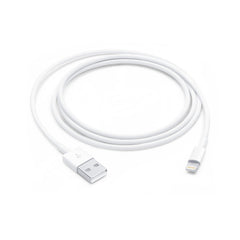 Cable apple lightning original para iphone 5 / 6 / 8 / x / xs / 11 / 12 / 13 color blanco - TOP MOVIL