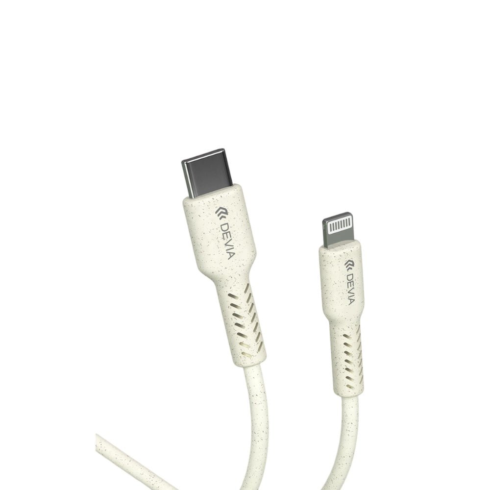 Cable Devia Micro Usb Environment - Friendly Plant Straw Cable Set ( 30 Pcs ) Color Blanco - TOP MOVIL (B2C)