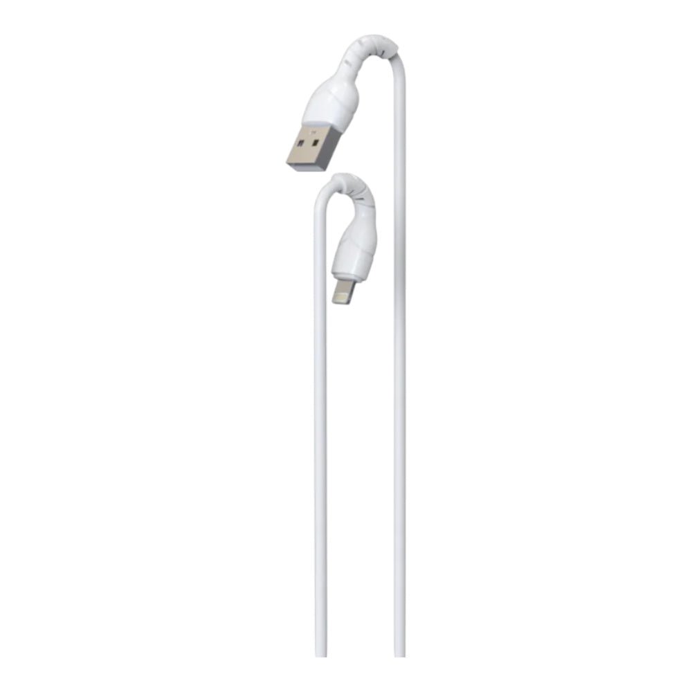 Cable devia usb devia lightning kintone series economico ec406 color blanco - TOP MOVIL