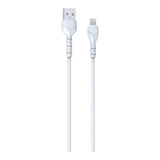 Cable devia usb devia lightning kintone series economico ec406 color blanco - TOP MOVIL